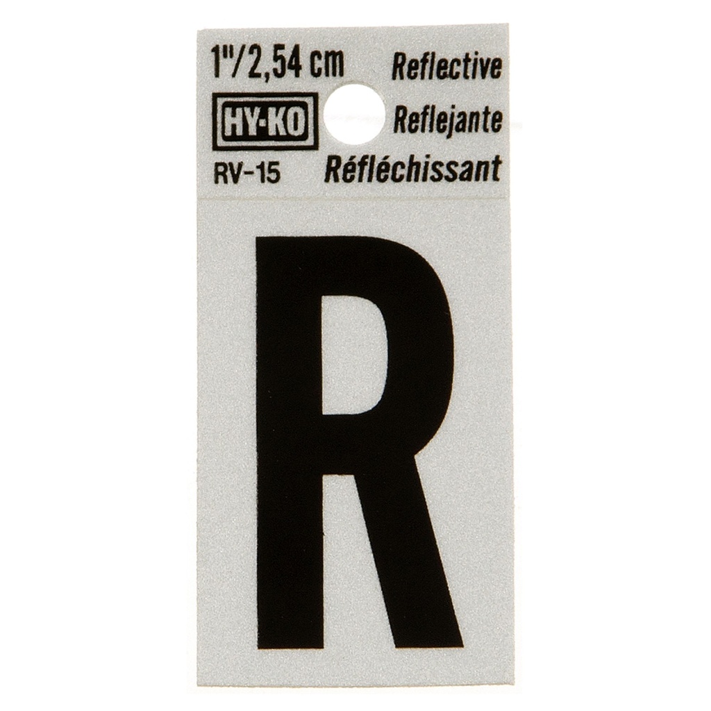 1.25IN REFLECTIVE LTR R