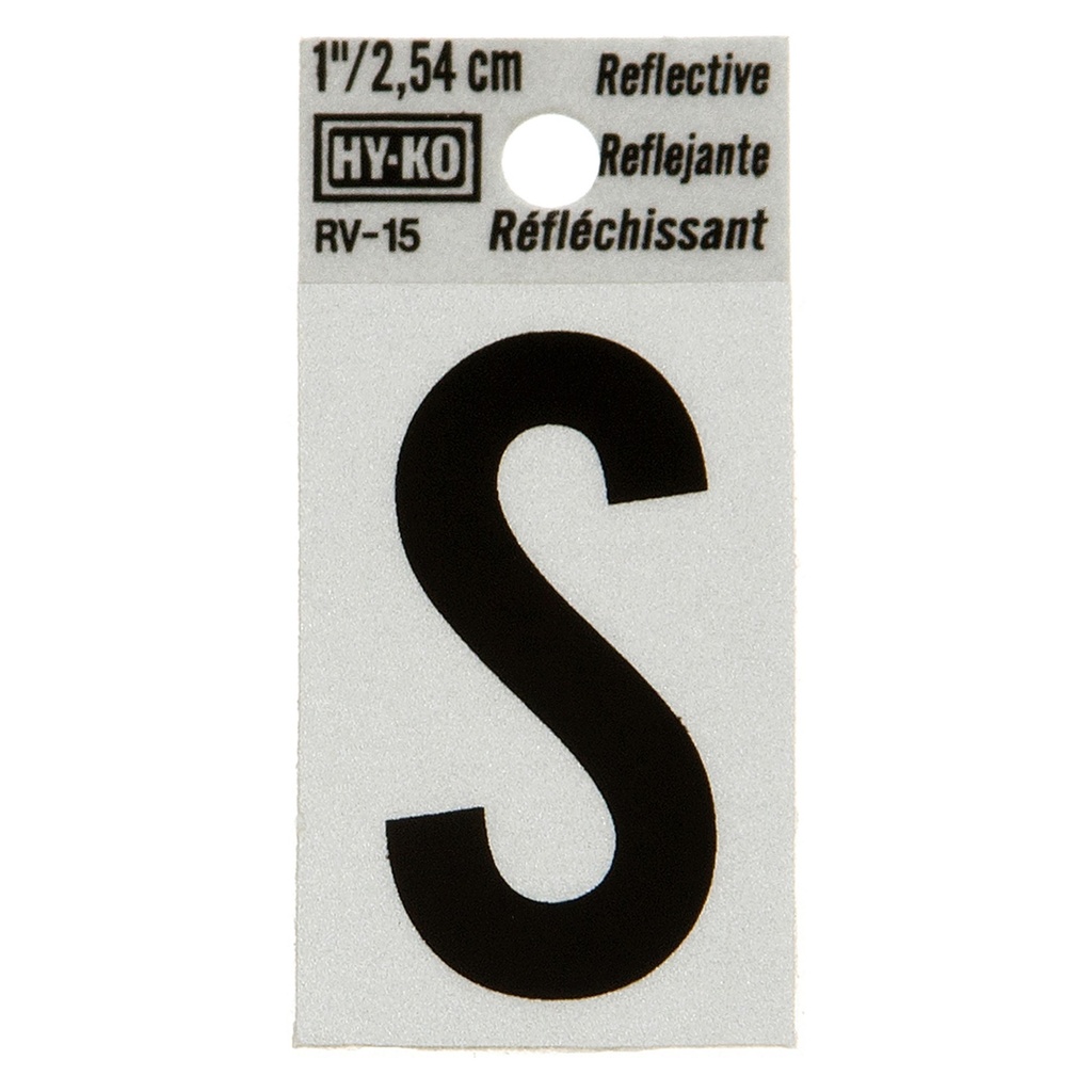 1.25IN REFLECTIVE LTR S