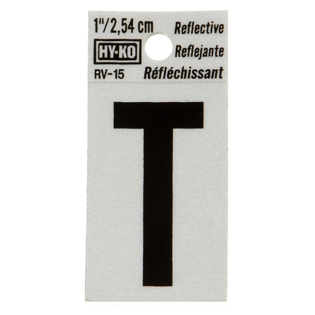 1.25IN REFLECTIVE LTR T