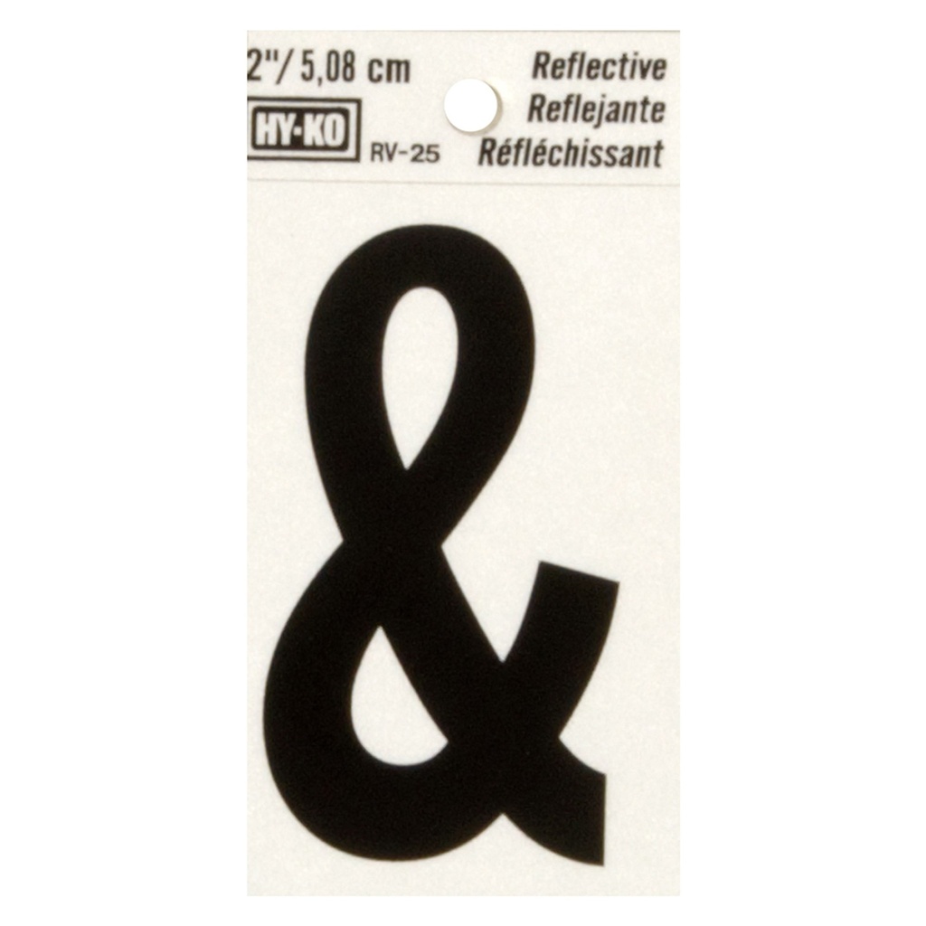 2IN REFLECTIVE AMPERSAND