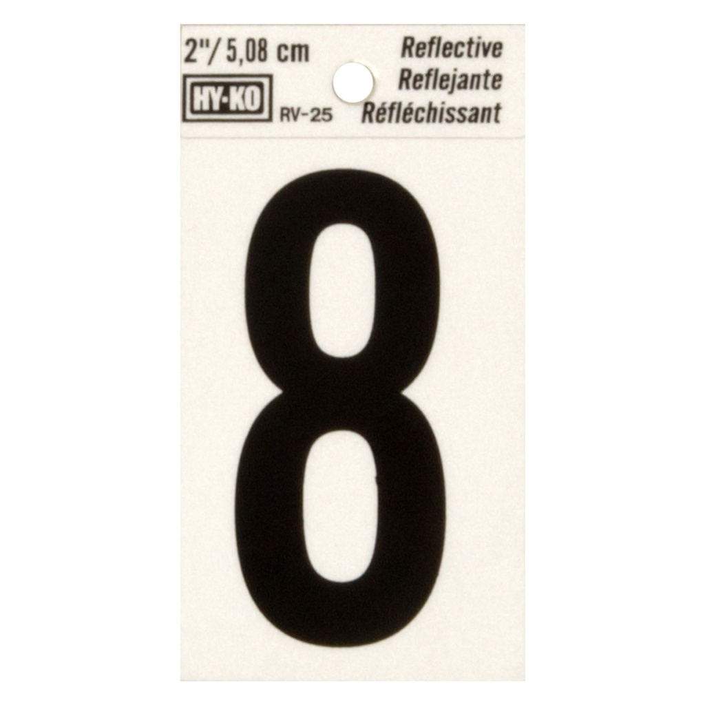 2IN REFLECTIVE NBR 8