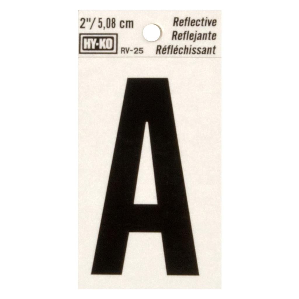 2IN REFLECTIVE LTR A