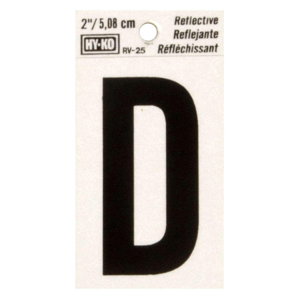2IN REFLECTIVE LTR D