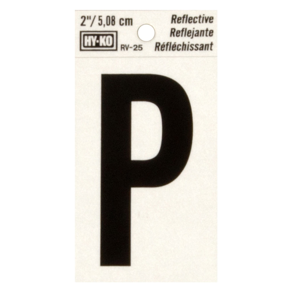 2IN REFLECTIVE LTR P