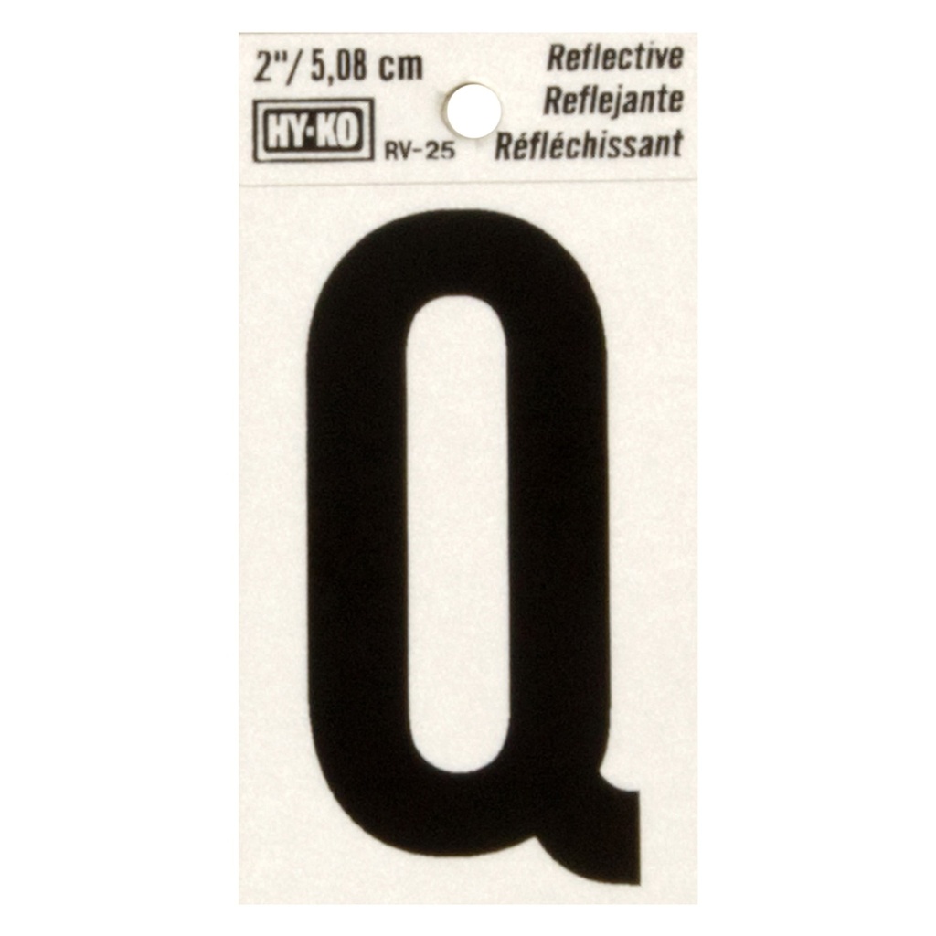 2IN REFLECTIVE LTR Q