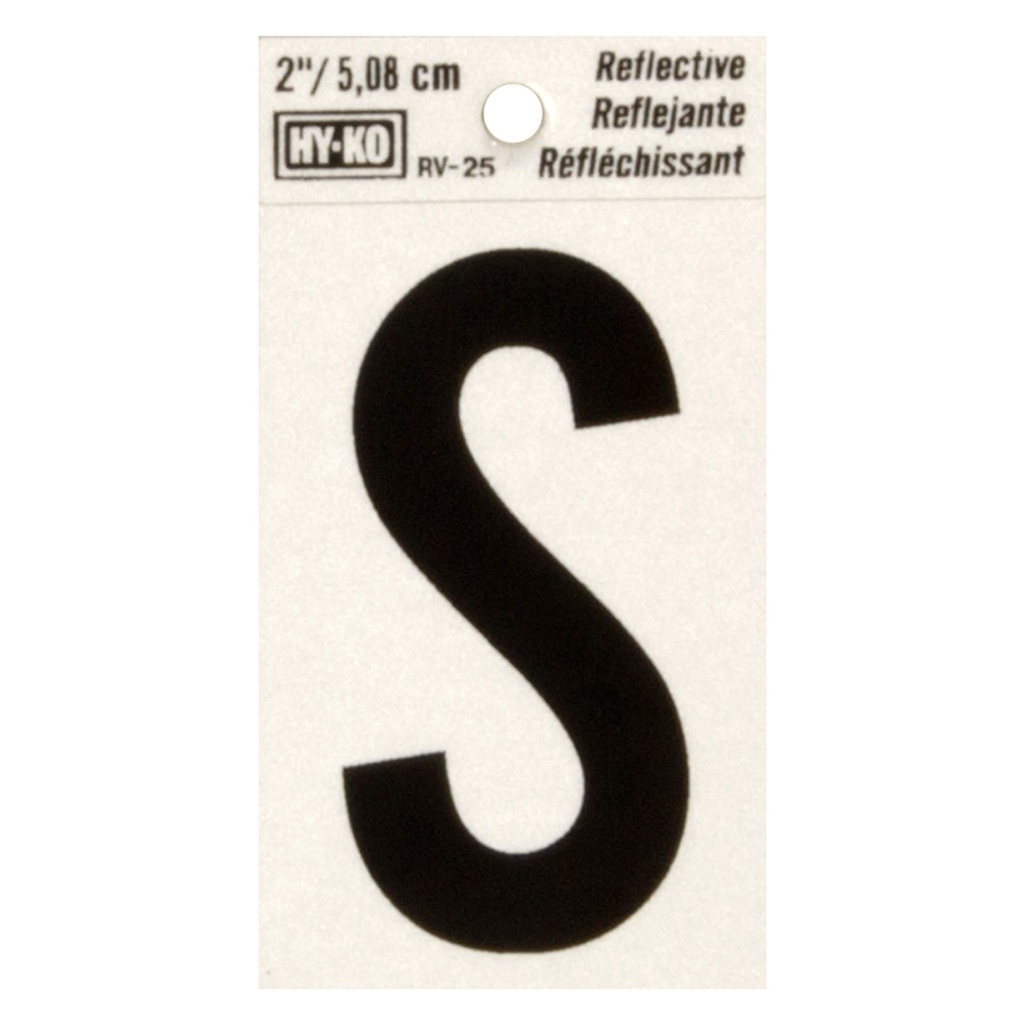2IN REFLECTIVE LTR S
