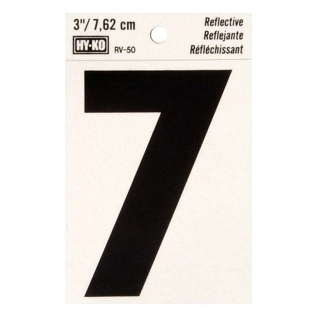 3IN REFLECTIVE NBR 7