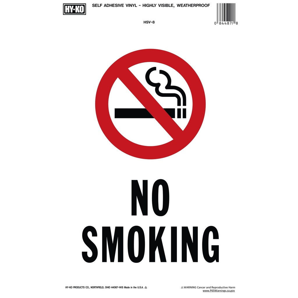 NO SMOKING