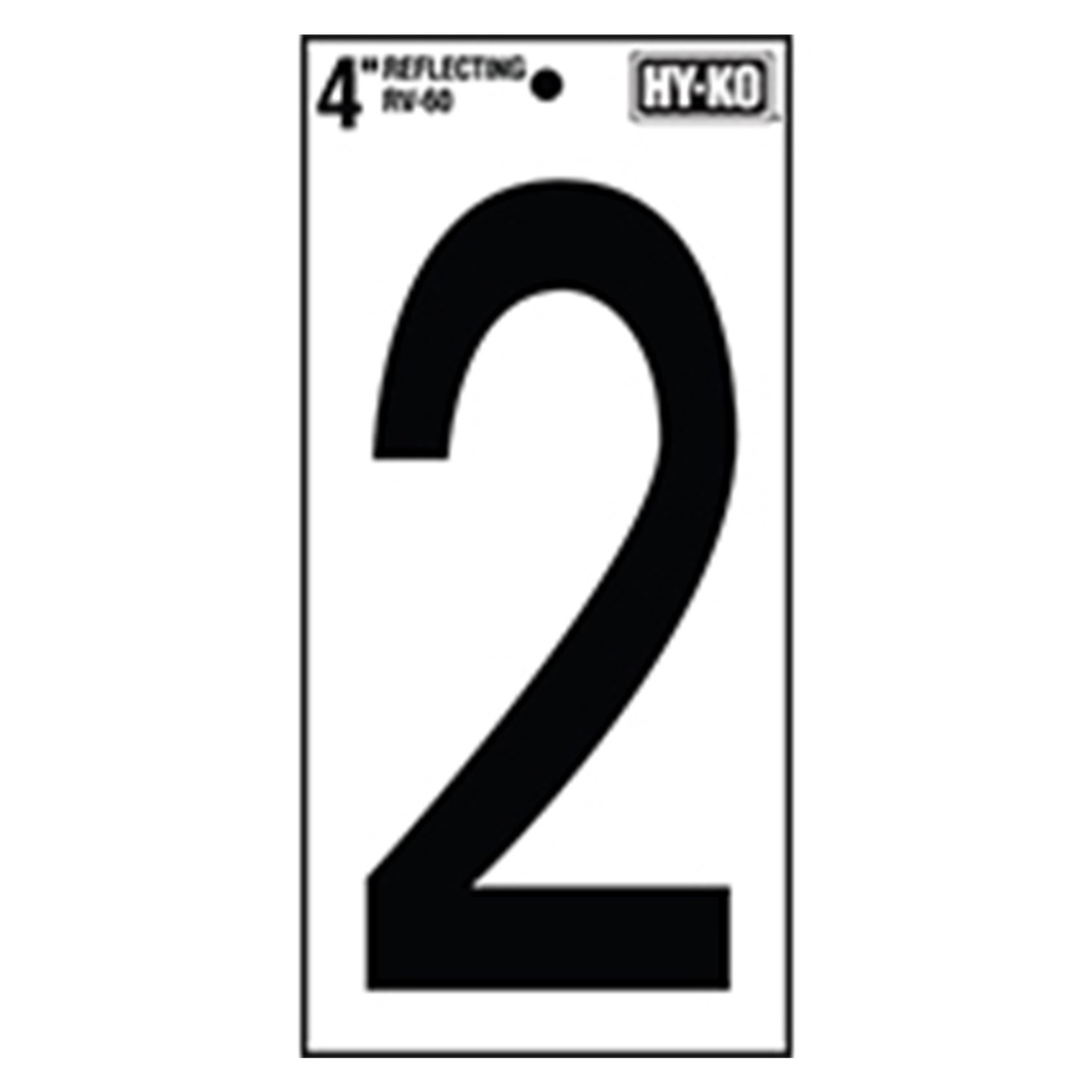 4IN REFLECTIVE NBR 2