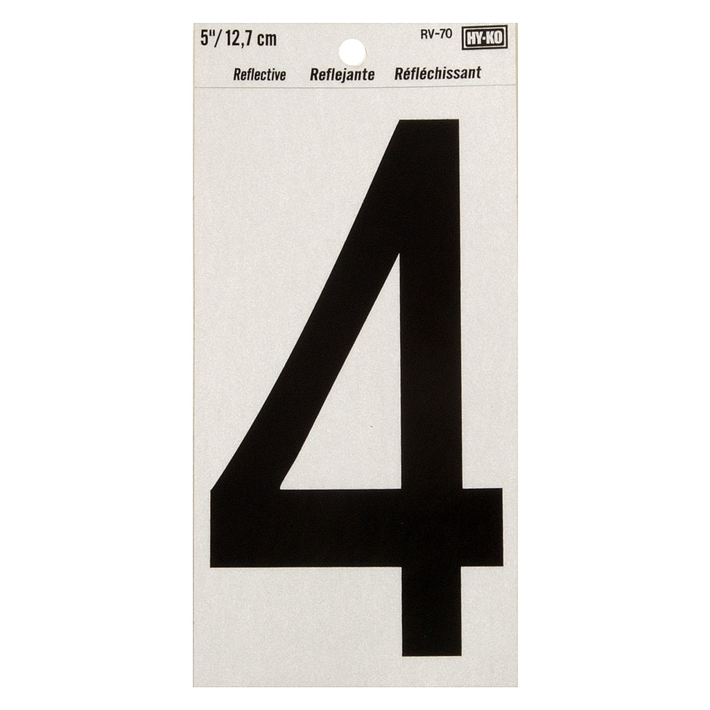 5IN REFLECTIVE NBR 4