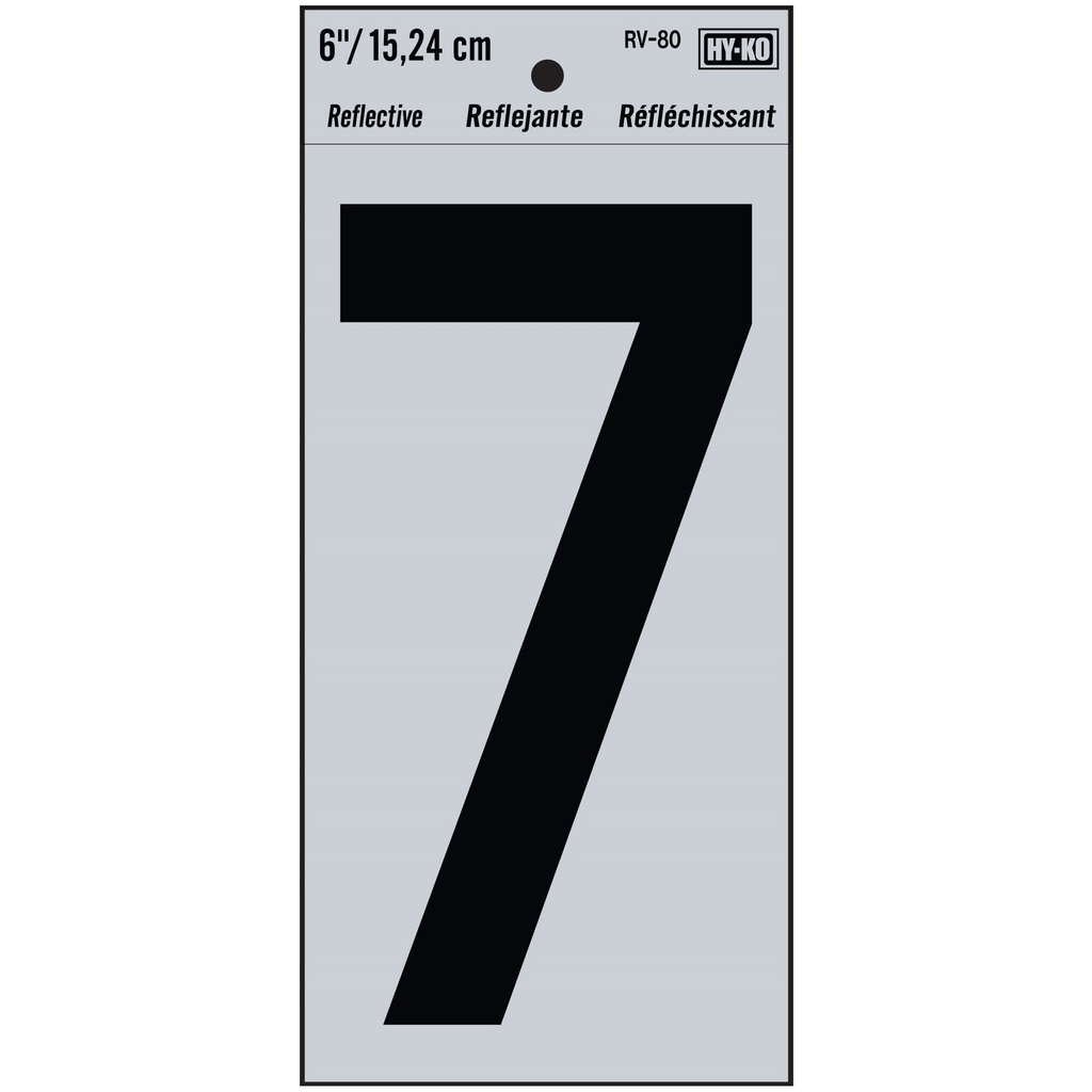 6IN REFLECTIVE NBR 7