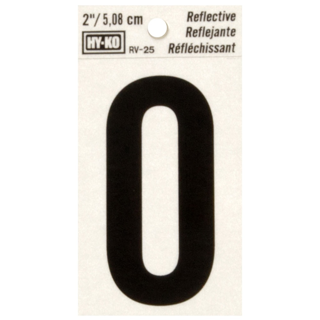 2IN REFLECTIVE LTR O