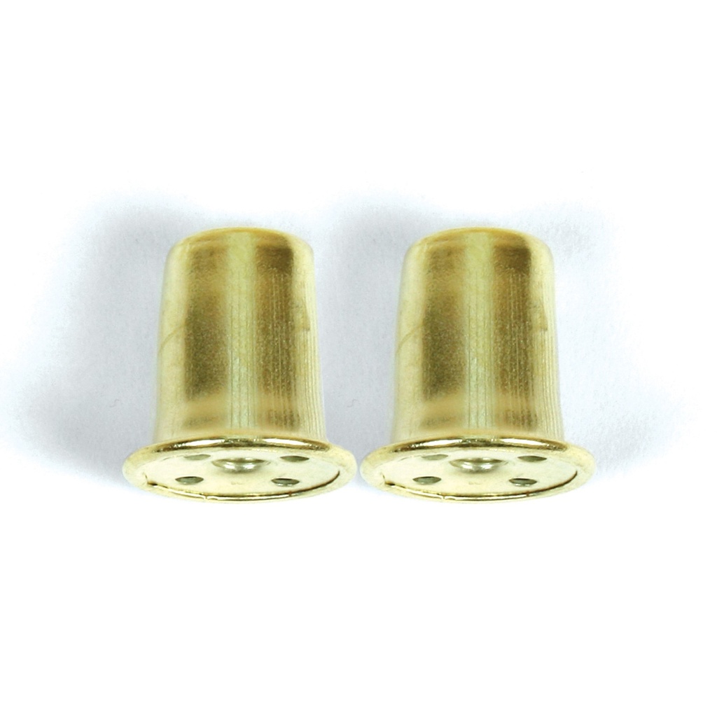 FINIALS(2) TOP HAT BRASS FINI