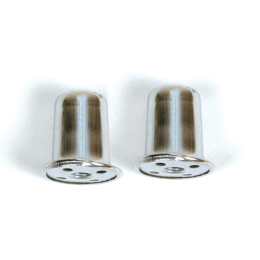 FINIALS(2) TOP HAT NICKEL FIN