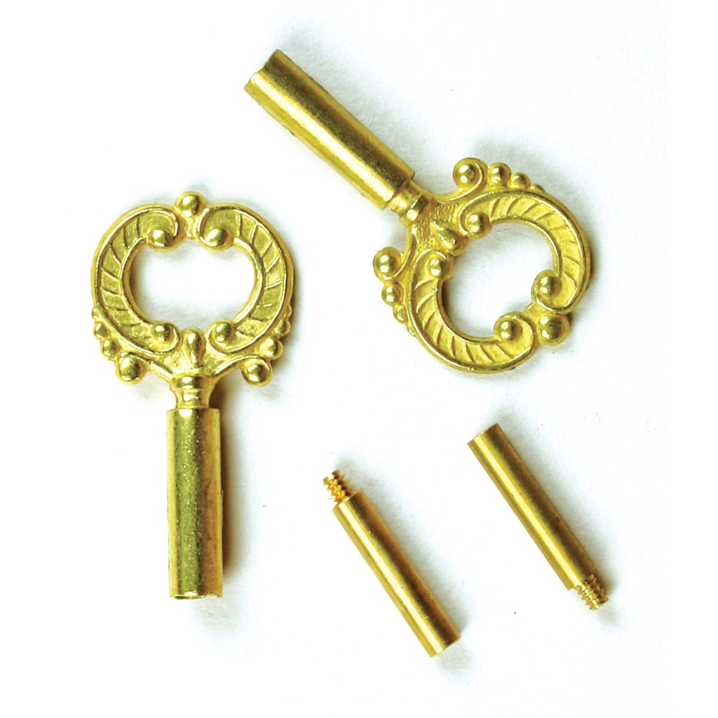 SOCKET KEYS(2)1/2"EXT BRASS F