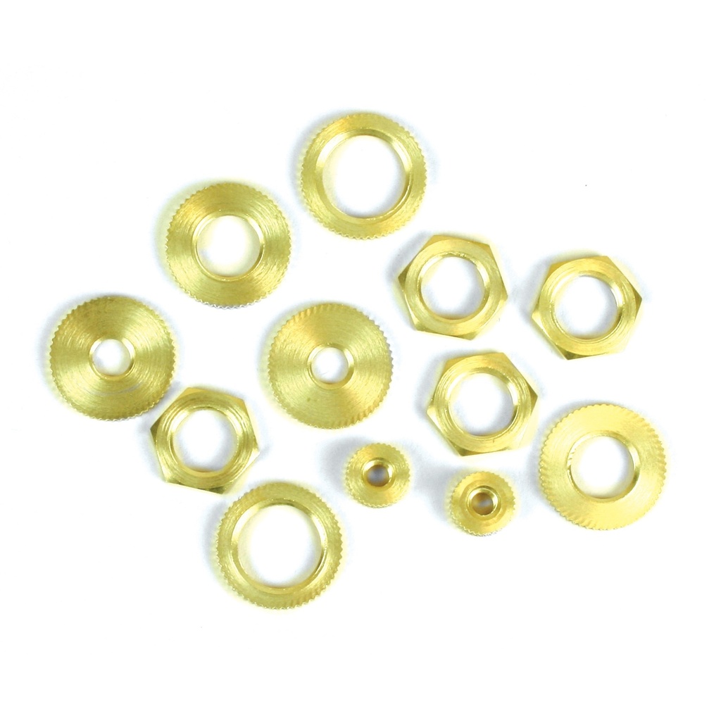 LOCKNUTS(12)ASSORTEDSOLID BRA