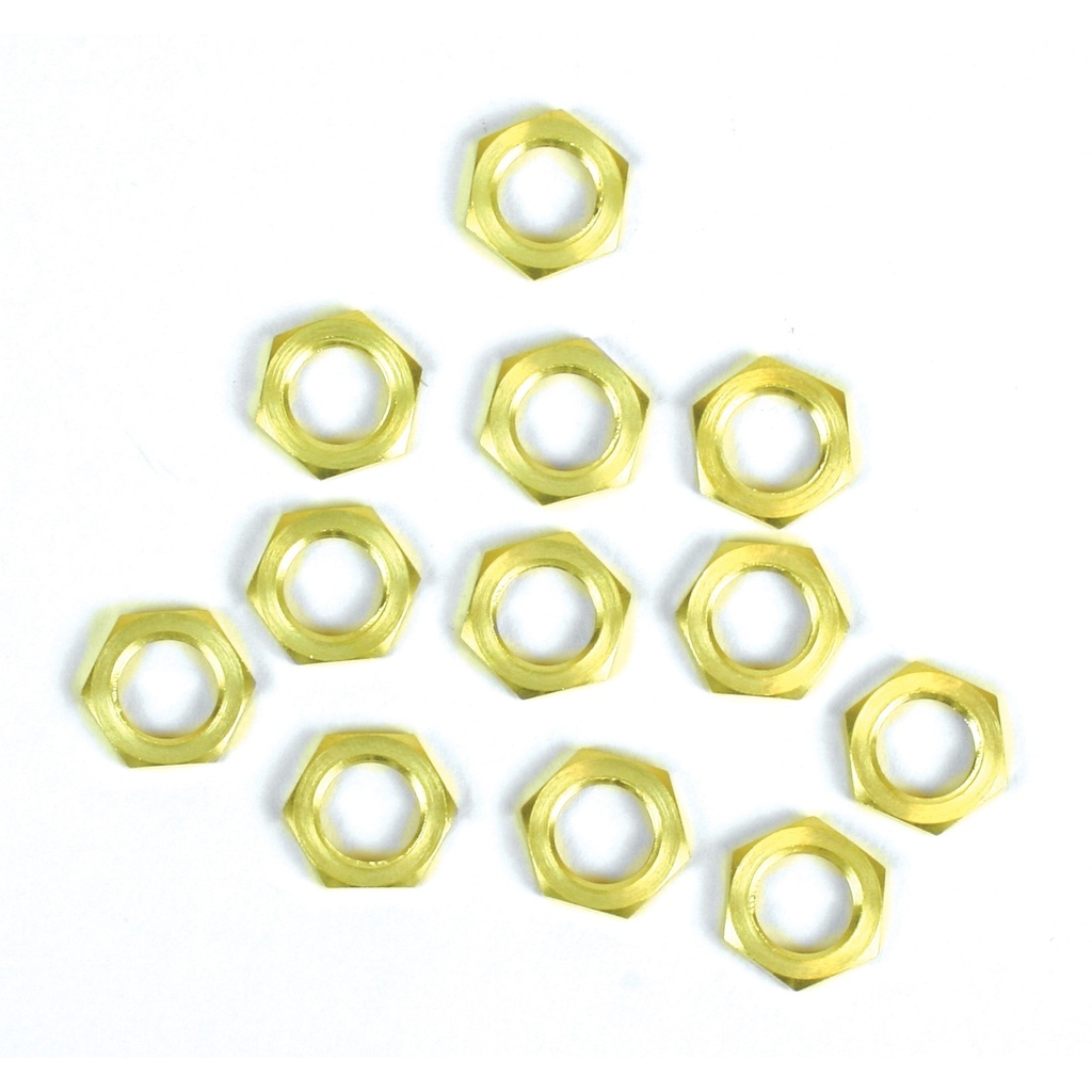HEX NUTS(12)1/8IPSOLID BRASS