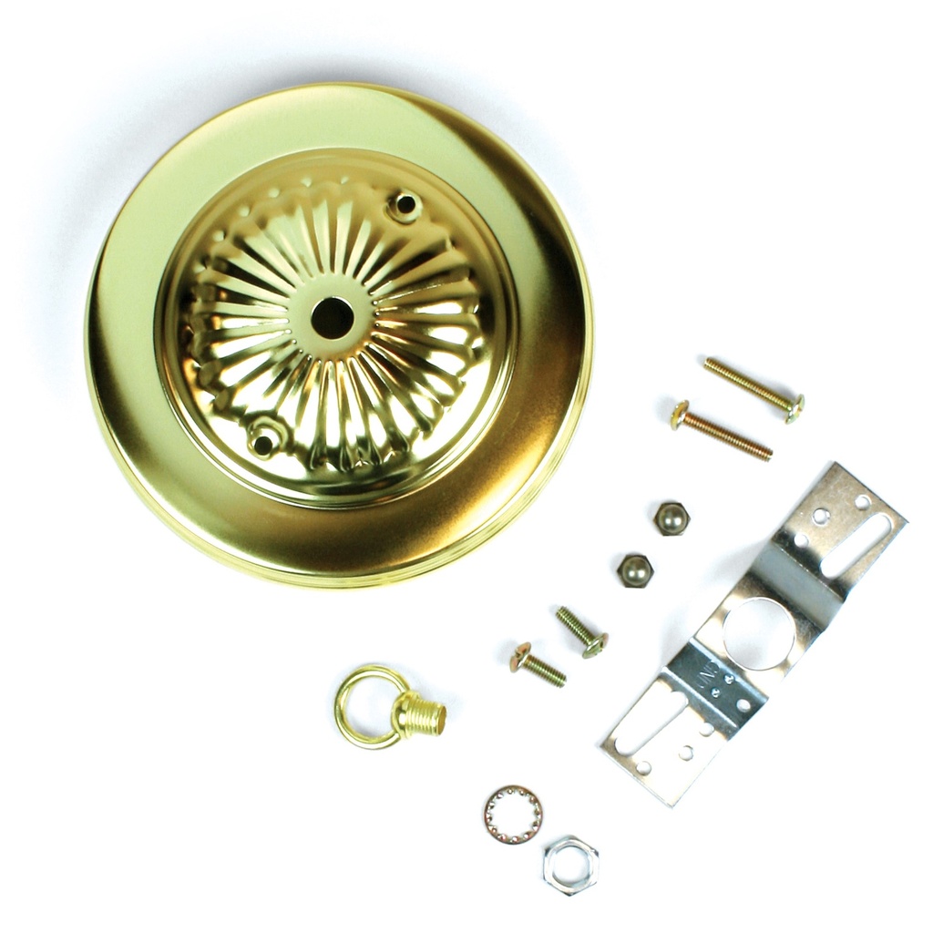 CANOPY KIT 5" BRASS FINISH