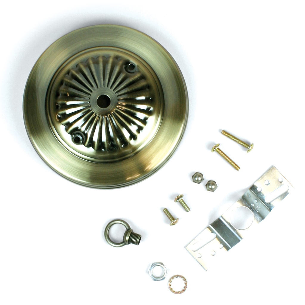 CANOPY KIT 5" ANTIQUE BRASS FI