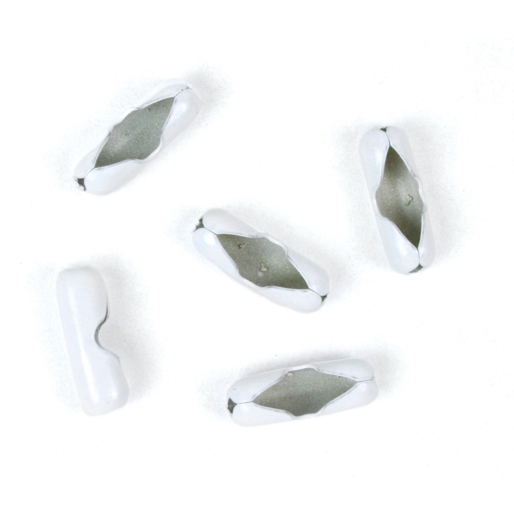 CHAIN CONNECTOR#6 WHITE (5)