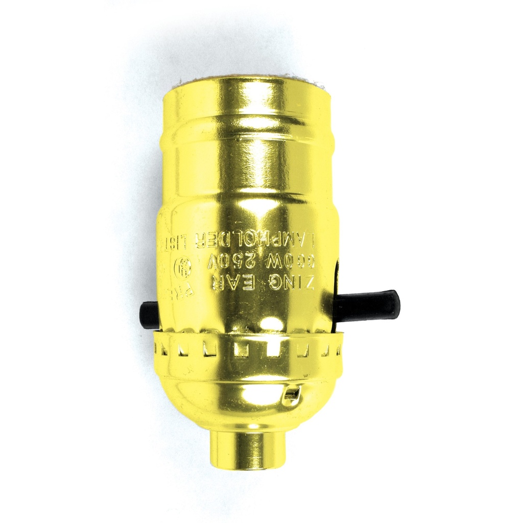 SOCKET PUSH THROUGH BRASS