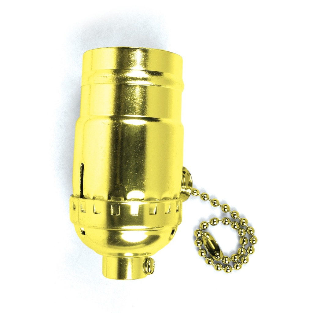 SOCKET PULL CHAIN ON/OFF BRAS
