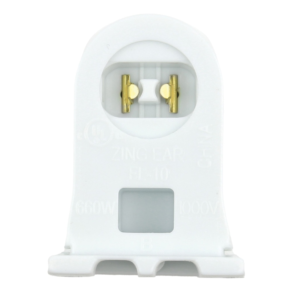 SOCKET FLUORESCENT FIXED END