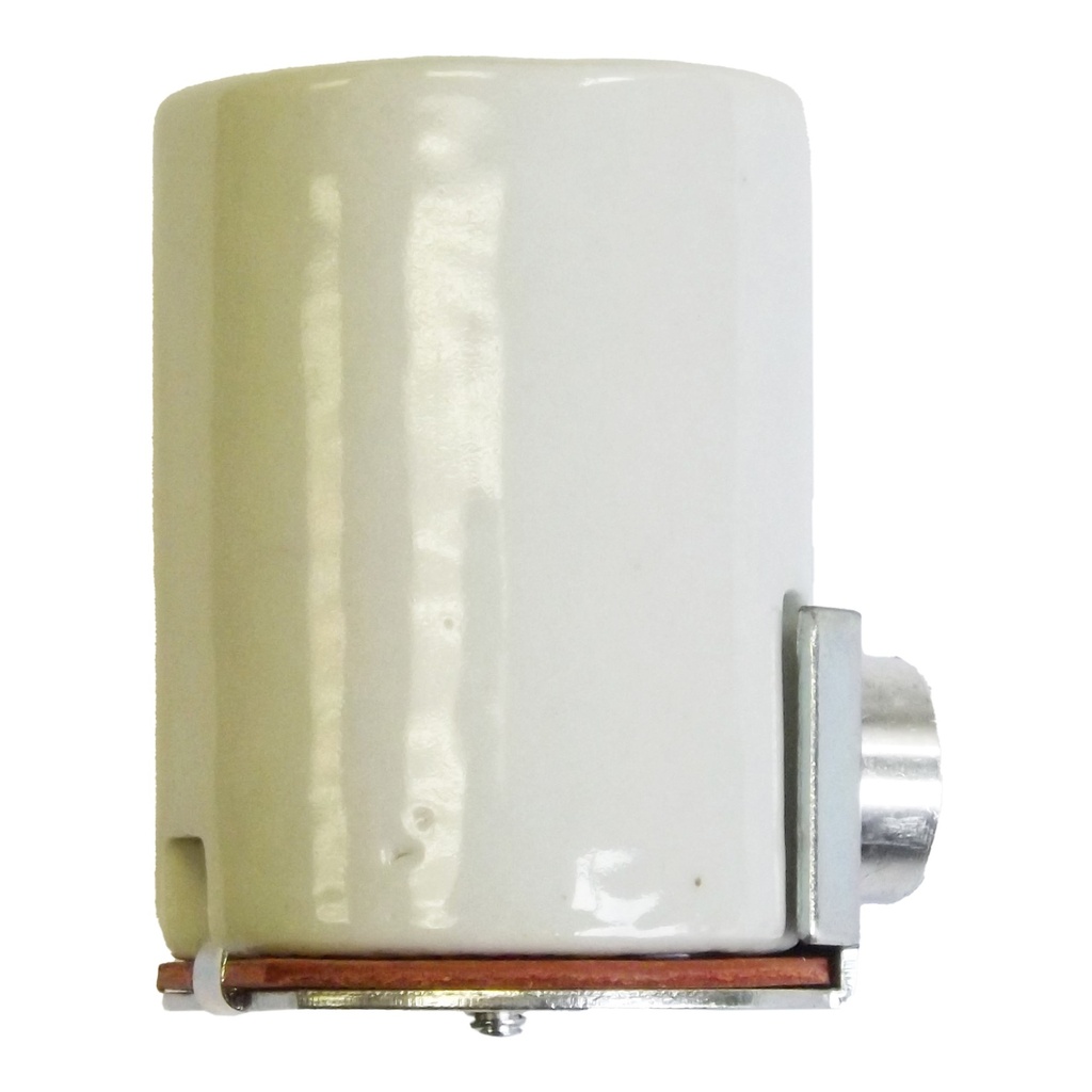 SOCKET PORC W/SIDE OUTLET & BUS