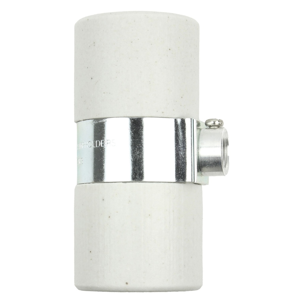 SOCKET PORC SINGLE BUSHING STRA
