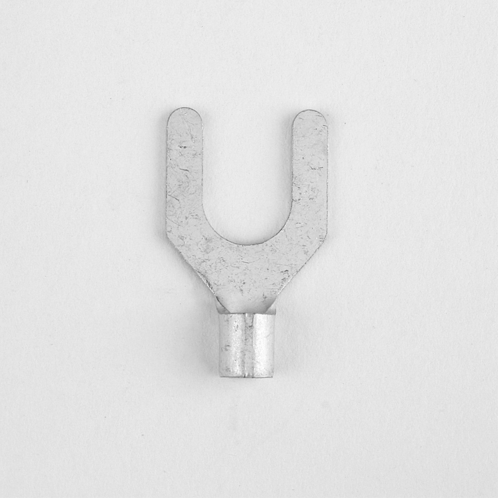 TERM SPADE 16-14 UNINS 1/4 STUD