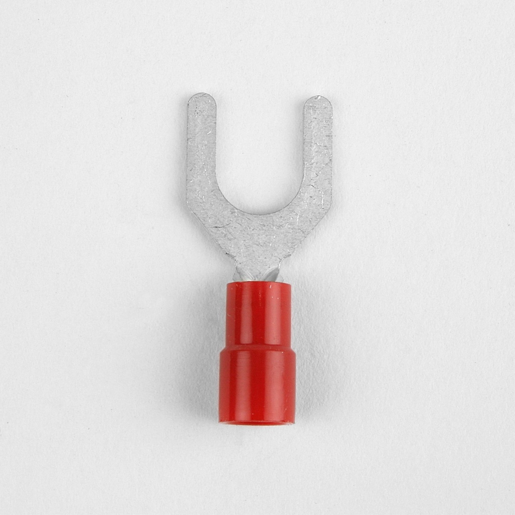 TERM SPADE 22-18 VINYL 1/4 STUD