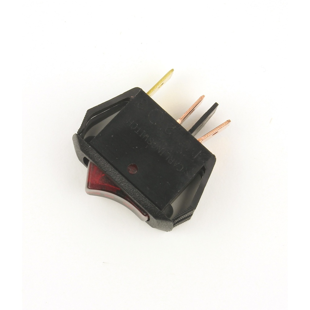 SWITCH ROCKER RED ILLUM.12V ON/
