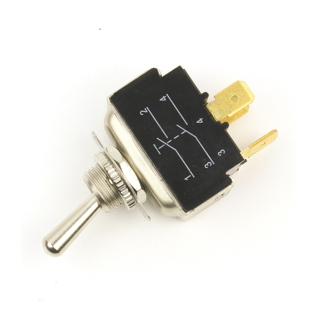 SWITCH TOGGLE DPST ON/OFF 4TABS