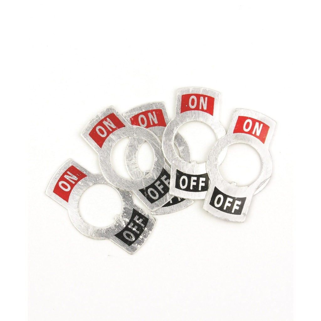 TOGGLE SWITCH PLATE CLD ON/OFF