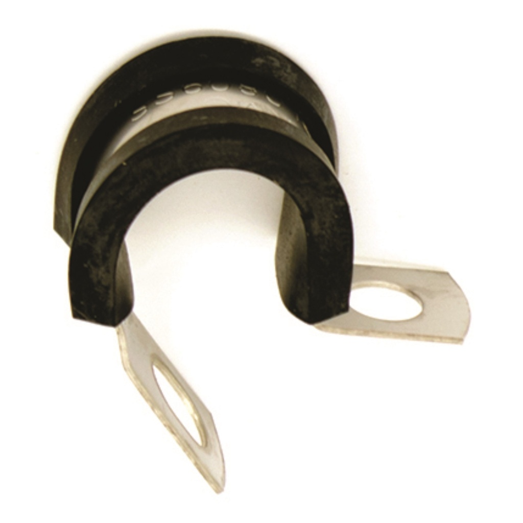 CLAMP ST STEEL RUBBER CU 2 PK
