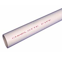 Pvc072000800 SCH40 2x20 PVC Pressure Pipe Plain End