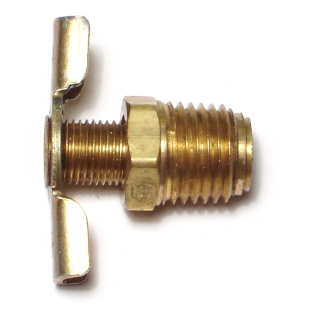 [MF66562] 1/4PT x 1-3/8Drain Cock Brass