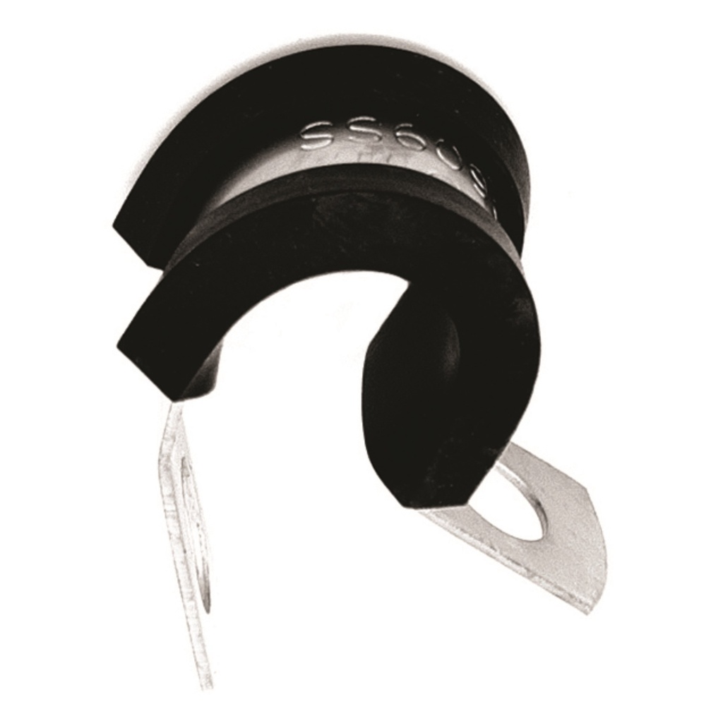 CLAMP ST STEEL RUBBER CU 2 PK