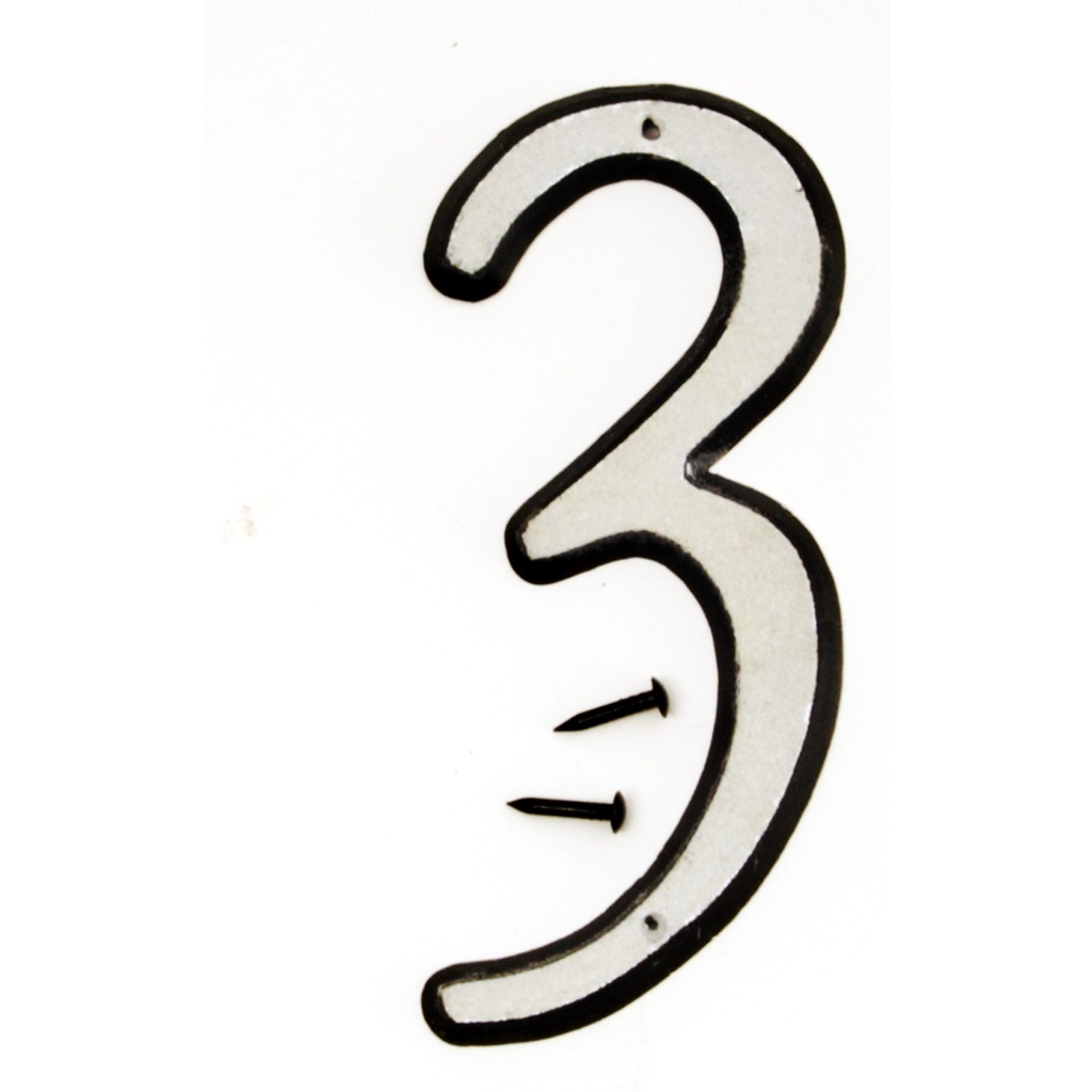 4IN REFLECTIVE PLASTIC NBR 3