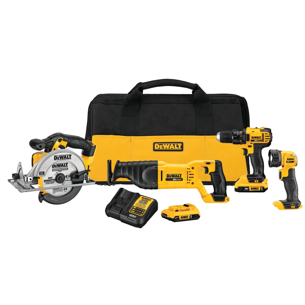 20V MAX COMPACT 4-TOOL COMBO KIT