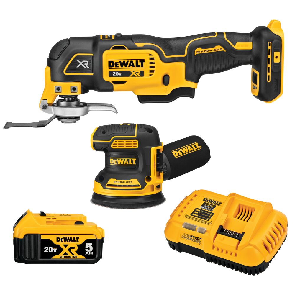 20V MAX XR 2-KIT (SANDER/OSCILLATING)