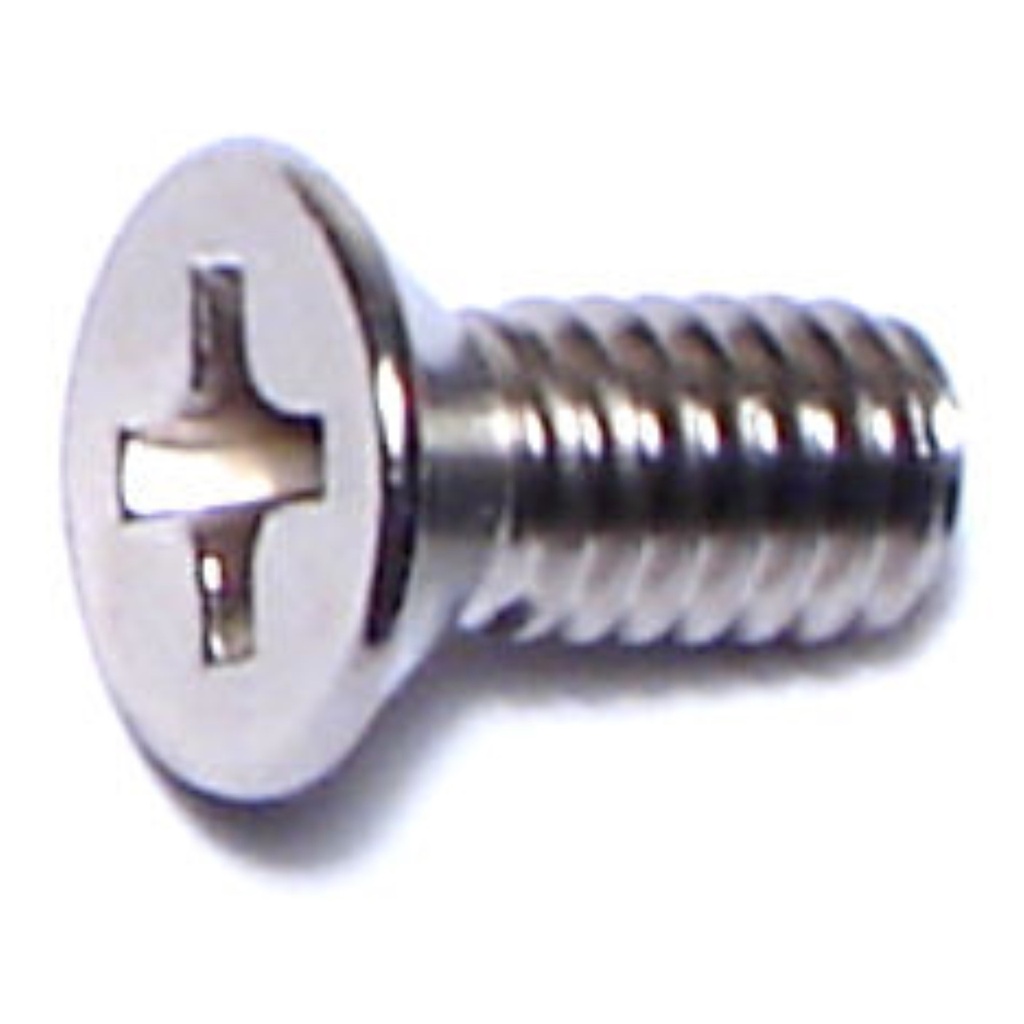 8-32 x 3/8 Ph Fl Mach Sc SS