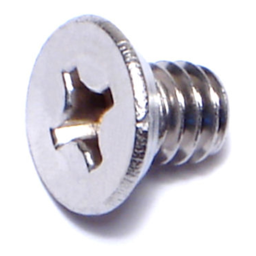 1/4-20 x 3/8 Ph Fl Mach Sc SS