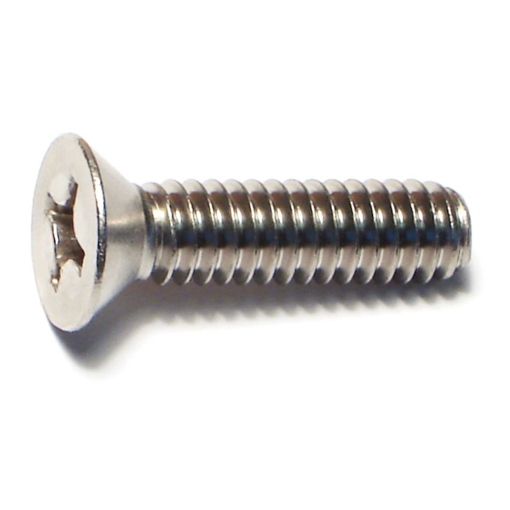 1/4-20 x 1 Ph Fl Mach Sc SS