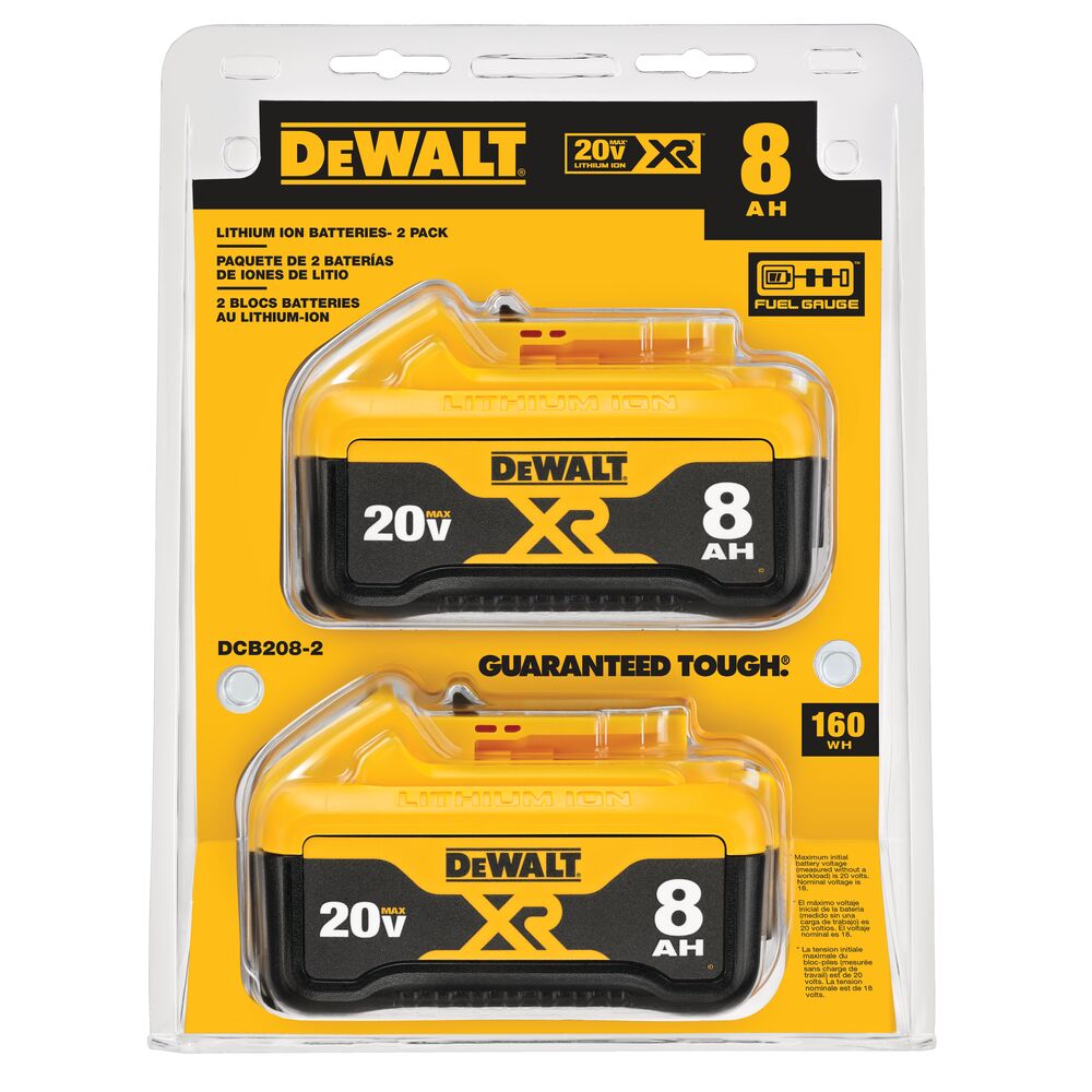 20V MAX XR 8Ah DUAL PACK