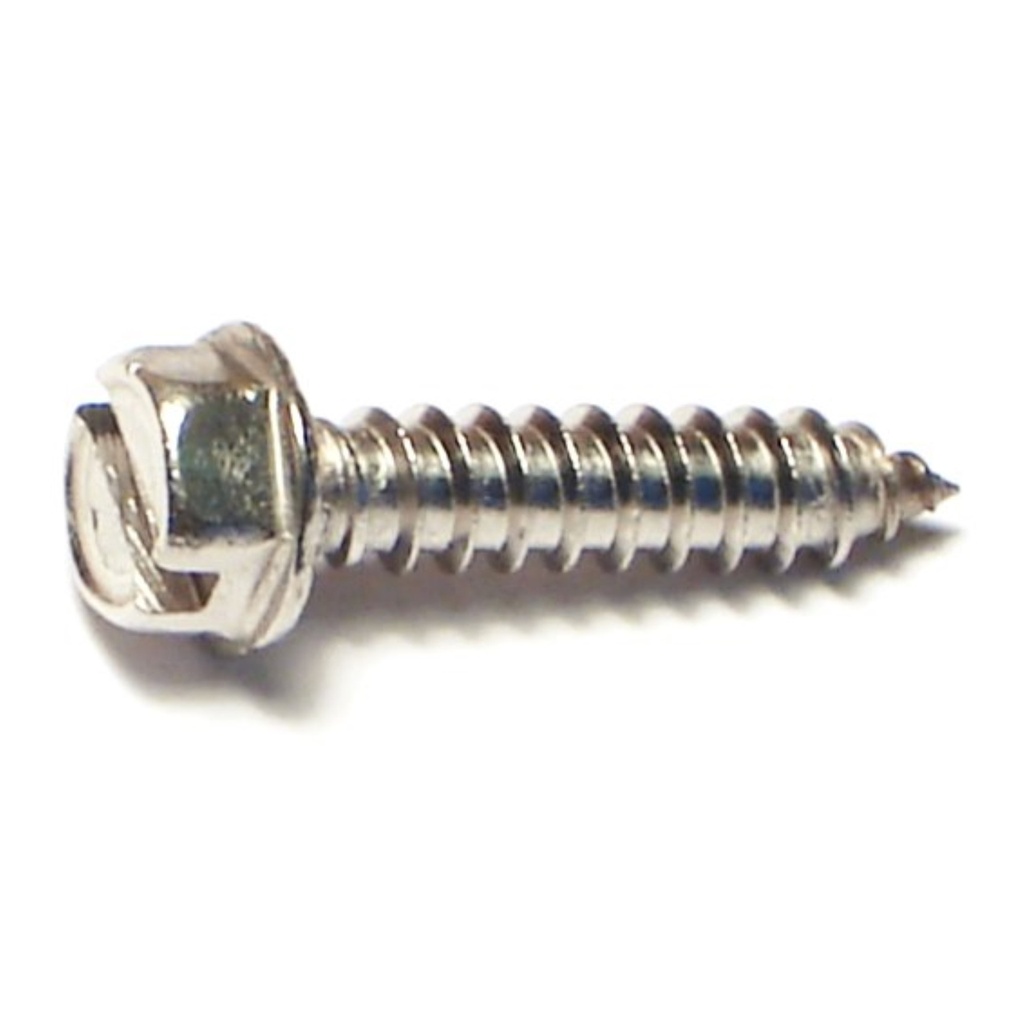 8 x 1/2 Sl Hex SMS SS