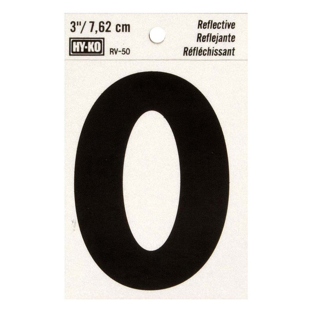 [MFB00441] 3IN REFLECTIVE NBR 0