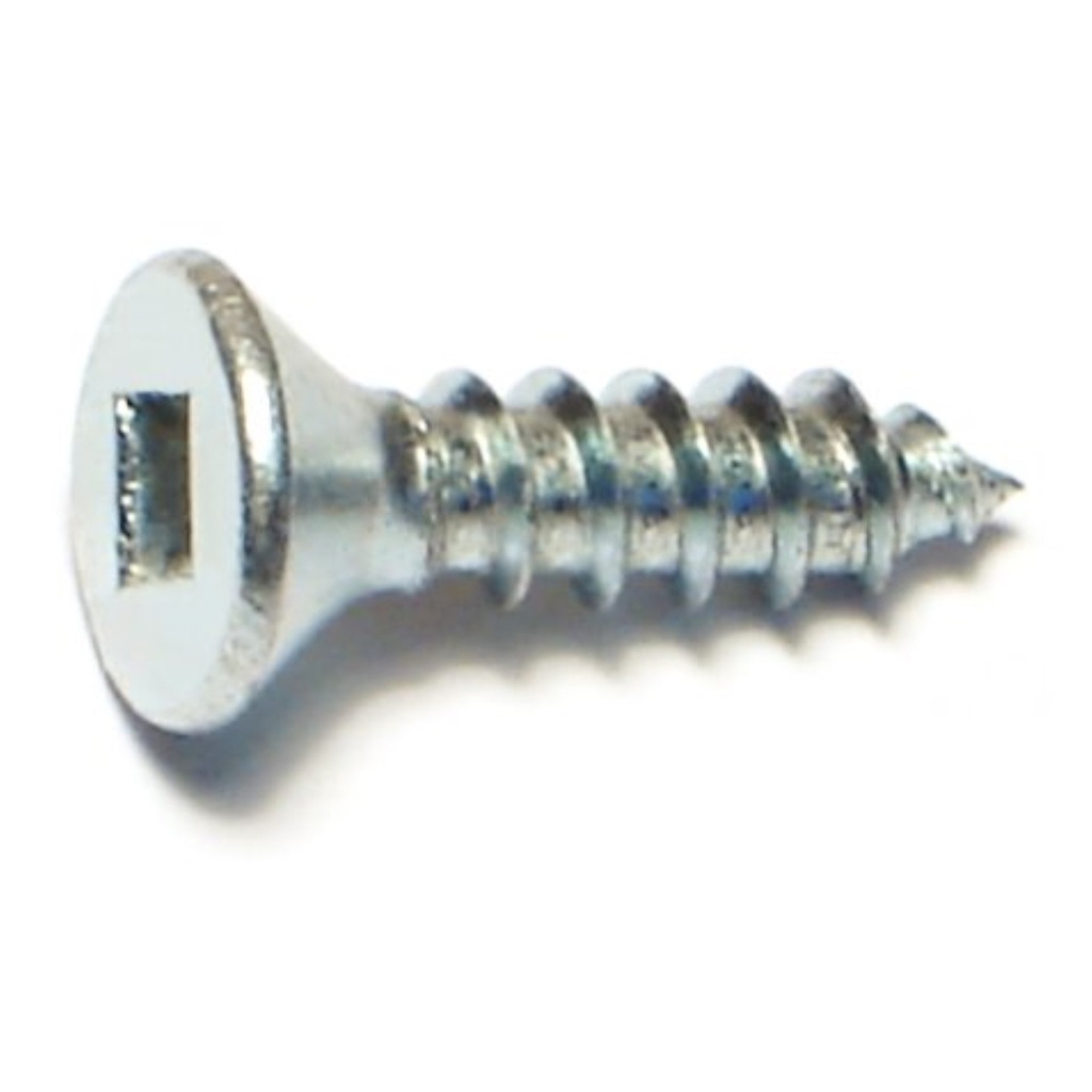 8 x 5/8 Sq Drv Fl SMS Zn
