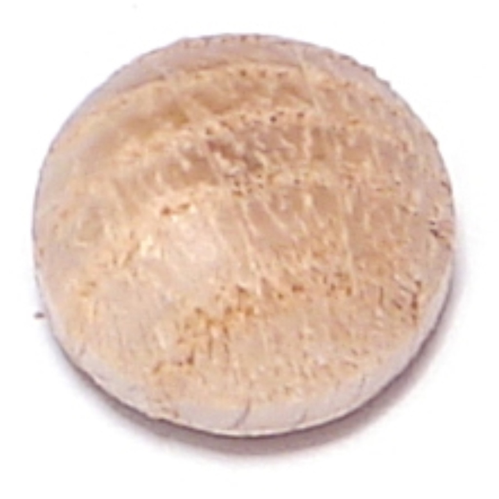 3/8 Screw Button Oak