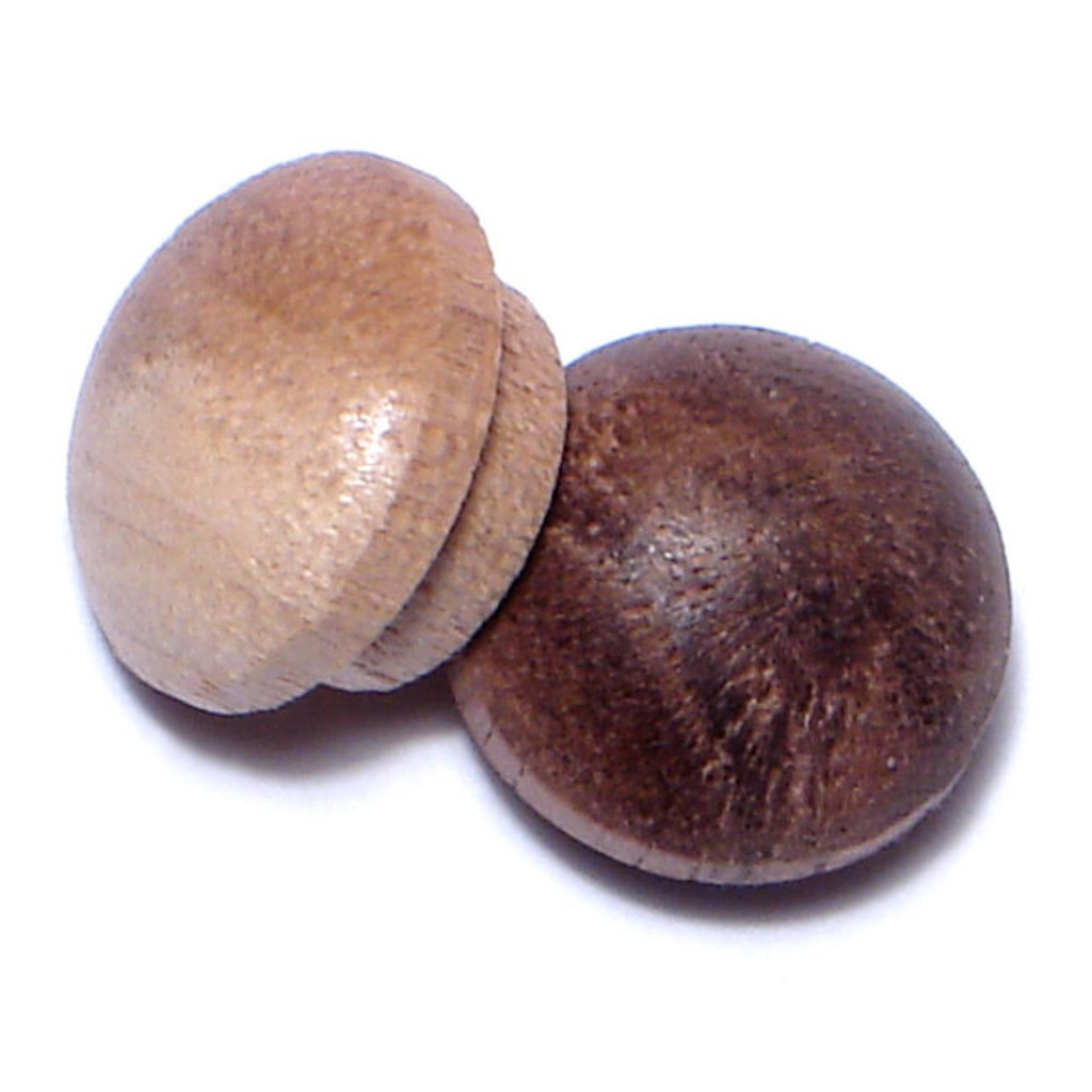 3/8 Scr Button Walnt
